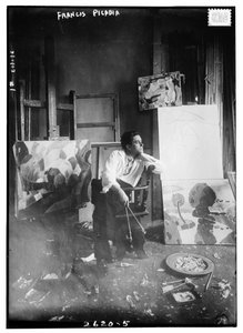 Francis Picabia, 1910-15 circa (foto b/n) da Francis Picabia