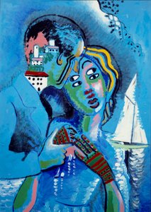 Idillio La città e il mare innamorati da Francis Picabia