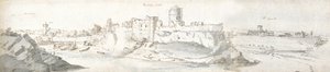 Castello di Pembroke, c.1678 da Francis Place