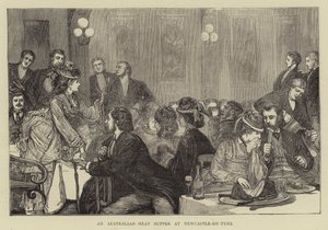Una cena di carne australiana a Newcastle-on-Tyne da Francis S. Walker