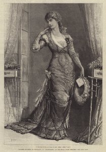 Madame Modjeska come Constance, in Heartsease, al Royal Court Theatre
