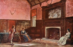 La sala a Stoke Poges Manor da Francis S. Walker