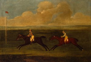 Crop an Iron, Cavallo da Corsa Grigio che Batte Faith da Francis Sartorius