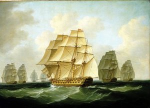 Episodi delle guerre napoleoniche (1803-1815): Gli inseguimenti guidati da Richard Strachan, al largo di Capo Ortegal (Spagna), 4 novembre