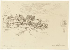 La fattoria in Essex da Francis Seymour Haden (Sir) (signed by artist)