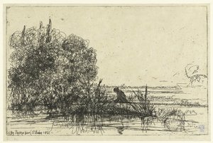 Twickenham sul Tamigi da Francis Seymour Haden (Sir) (signed by artist)