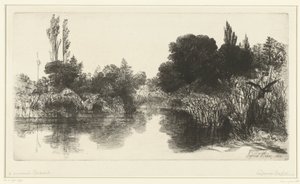 Stagno da Francis Seymour Haden (Sir) (signed by artist)