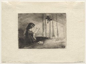 Una Signora che Legge da Francis Seymour Haden