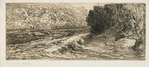 Un buon posto per un salmone da Francis Seymour Haden