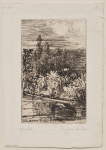Pesca del barbo da Francis Seymour Haden