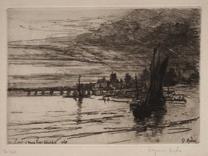 Ponte di Battersea, 1868 da Francis Seymour Haden