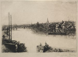 Battersea Reach, 1843 da Francis Seymour Haden