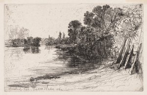 Traghetto di Brentford da Francis Seymour Haden