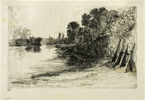 Traghetto di Brentford da Francis Seymour Haden