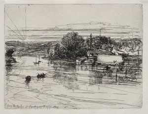 Ponte di Cardigan, 1864 da Francis Seymour Haden