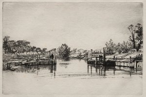 Chiusa di Egham da Francis Seymour Haden
