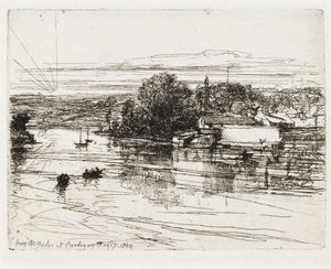 Dal Ponte a Cardigan da Francis Seymour Haden