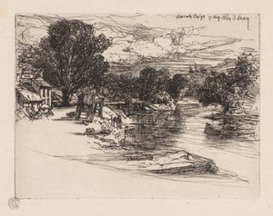 Casa degli Smyth da Francis Seymour Haden