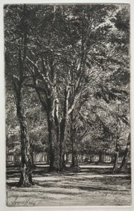 Giardini di Kensington (La grande tavola) da Francis Seymour Haden