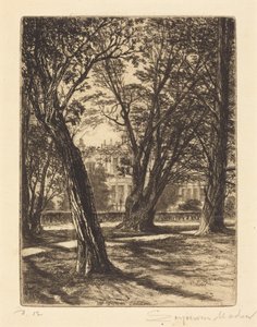 Kensington Gardens (la piccola tavola) da Francis Seymour Haden
