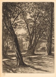 Giardini di Kensington, n. 1 (Piccola lastra) da Francis Seymour Haden