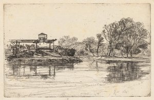 Kew, 1864 da Francis Seymour Haden