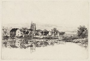Città di Kidwelly da Francis Seymour Haden