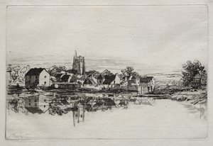 Città di Kidwelly da Francis Seymour Haden