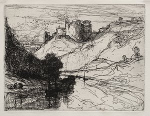 Castello di Kilgaren da Francis Seymour Haden