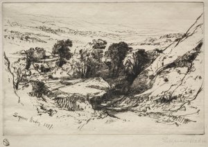 Nine Barrow Down da Francis Seymour Haden