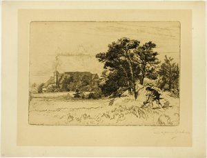 Vecchia casa di Willesley da Francis Seymour Haden