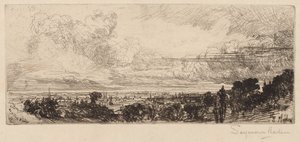 Fuori dalla finestra dello studio da Francis Seymour Haden