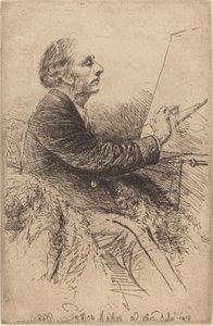 Autoritratto al Cavalletto da Francis Seymour Haden