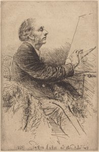 Autoritratto al cavalletto da Francis Seymour Haden