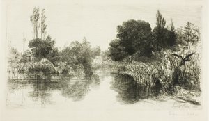 Stagno di Shere, n. II (grande tavola) da Francis Seymour Haden