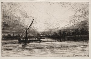 Tramonto sul Tamigi
