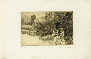 Il pescatore da Francis Seymour Haden