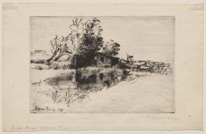 La piccola casa delle barche da Francis Seymour Haden
