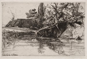La casa del fossato da Francis Seymour Haden