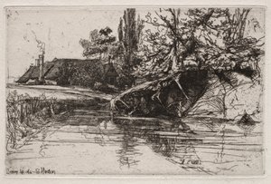 La Casa del Fossato da Francis Seymour Haden