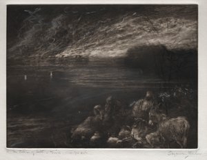 La colonna di sale da Francis Seymour Haden