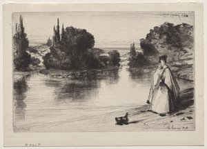 Il sentiero di traino da Francis Seymour Haden