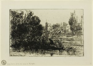Chiesa di Twickenham da Francis Seymour Haden