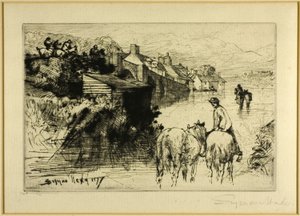 Ponte di Wareham da Francis Seymour Haden