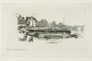 Casa di Whistler, Chelsea da Francis Seymour Haden