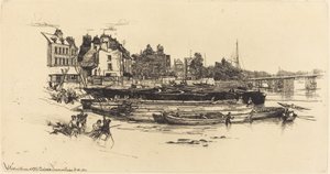 Casa di Whistler, Vecchia Chelsea da Francis Seymour Haden