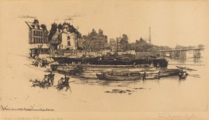Casa di Whistler, Vecchia Chelsea da Francis Seymour Haden