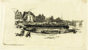 Casa di Whistler, Old Chelsea da Francis Seymour Haden
