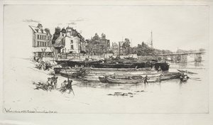Casa di Whistler, Vecchia Chelsea da Francis Seymour Haden