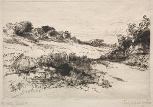 Windmill Hill, No. 1, 1877 da Francis Seymour Haden